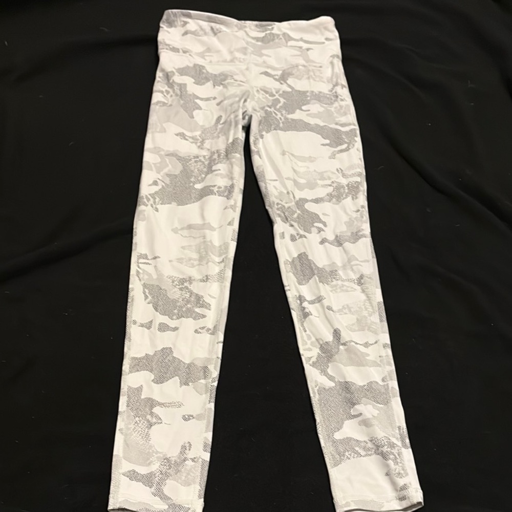 Marshalls Camouflage Leggings in White and Gray